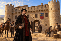 Miguel Sanchez de los Herreros en el Castillo de Santiago de la Torre