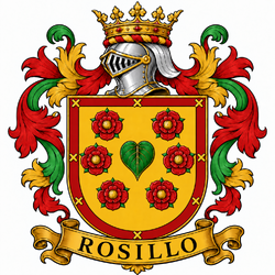 Heráldica del apellido Rosillo